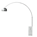 Moderne dekorieren Nachttischlampen LED-Lichtlampe Marmorsockel Arc Standing Floor Lamp